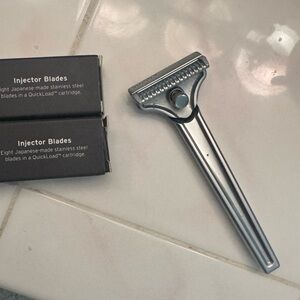 The Supply Single Edge SE Razor with blades like new~